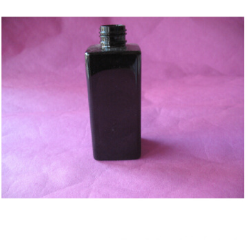 Plastic Black Square Pet Bottles Without Cap